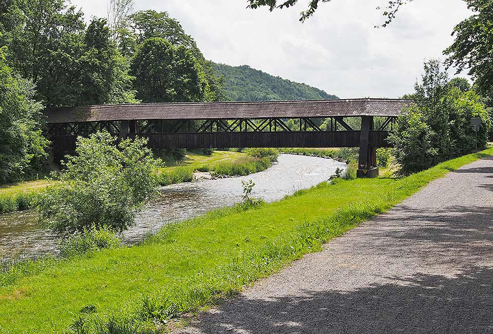 Holzbrücke über die Wutach