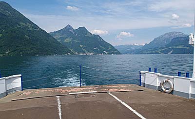 Blick vom Schiff Tellsprung