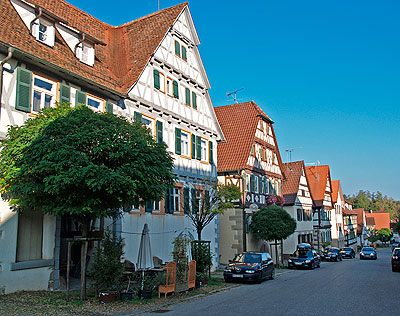 Fachwerkhäuser in Lienzingen