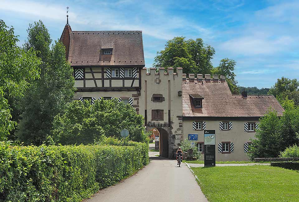 Blick auf Schloss Beuggen