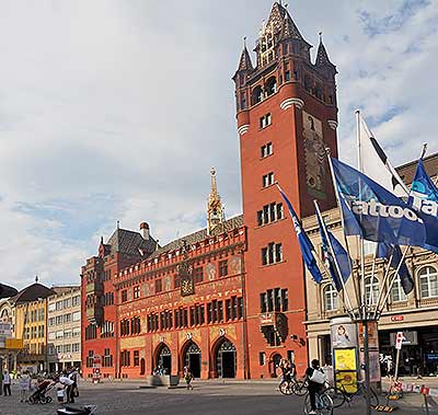 Das Rathaus in Basel