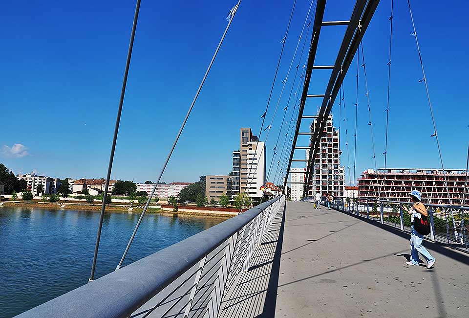 Freundschaftsbrücke nach Weil am Rhein