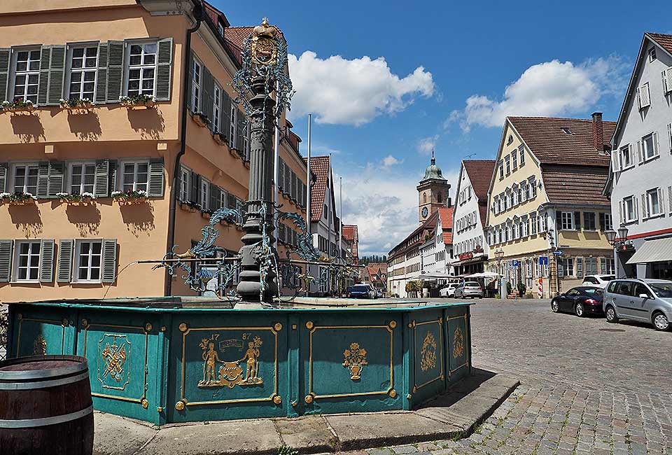 Der Brenztalradweg führt von Königsbronn bis zur Donau