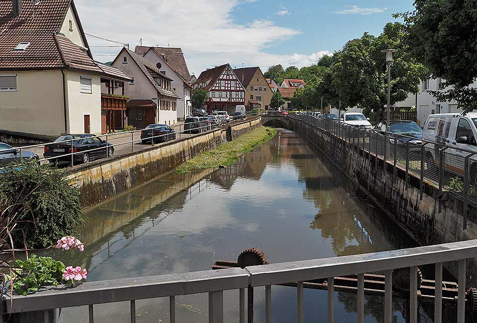 Der Brenztalradweg führt von Königsbronn bis zur Donau