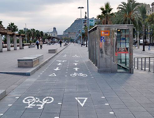 Mit dem Fahrrad durch Barcelona - Städtetour