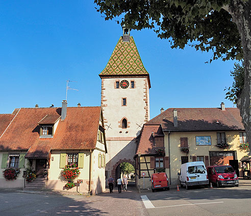 Radrunde Elsass um Colmar, Bergheim, Ribeauville, Riquewihr, Kaysersberg