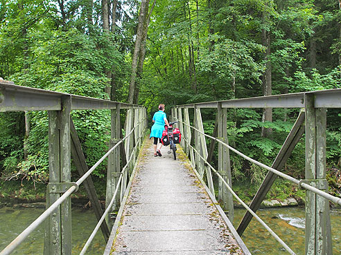 Fußgänger- und Radlerbrücke über die Untere Argen