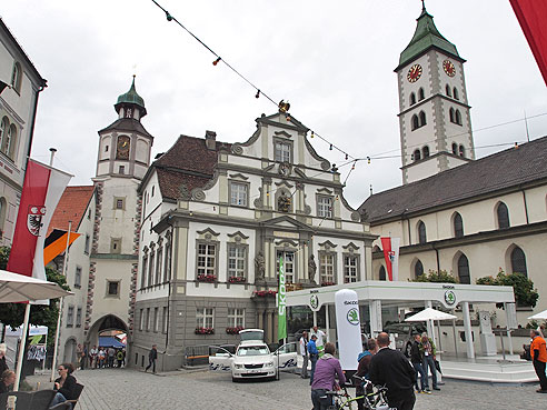 Wunderschöne Innenstadt in Wangen