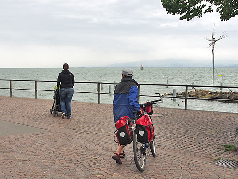 Am Ziel in Friedrichshafen