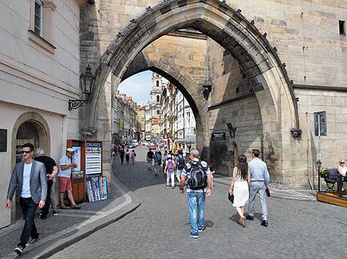 Radtour zum Schlossberg und die Altstadt in Prag