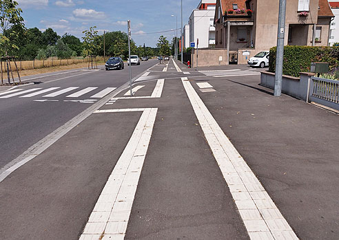 Radweg zum Haguenauer Forst