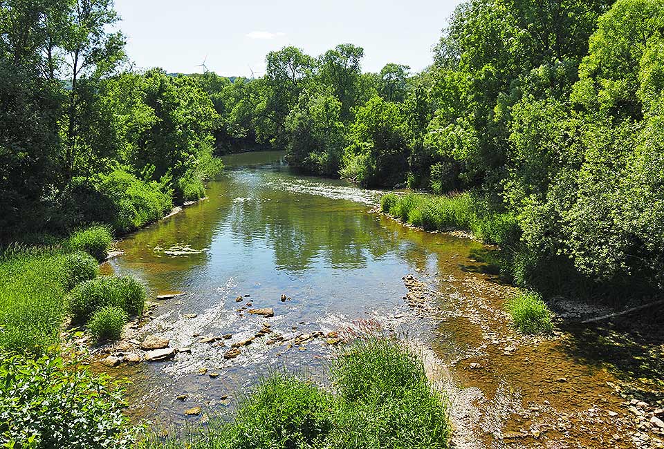 Der Brenztalradweg führt von Königsbronn bis zur Donau