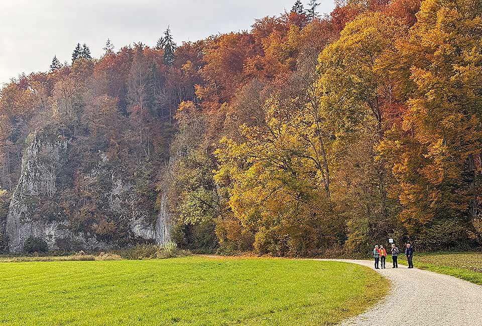 Radrundtour an Lauter, Donau und Glastal