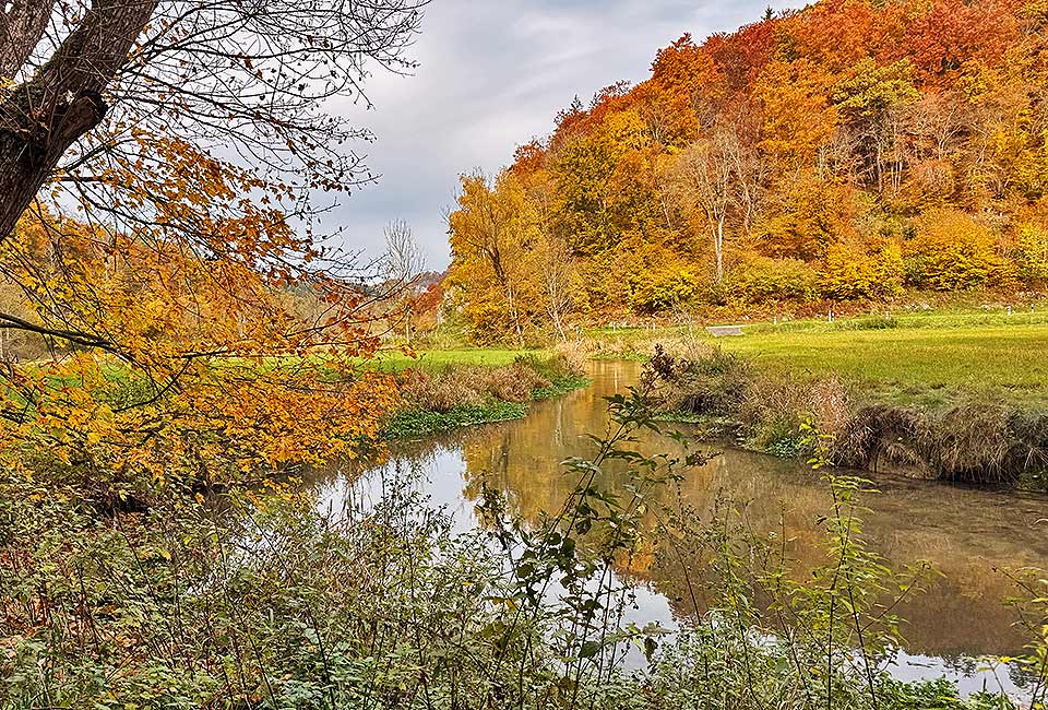 Radrundtour an Lauter, Donau und Glastal