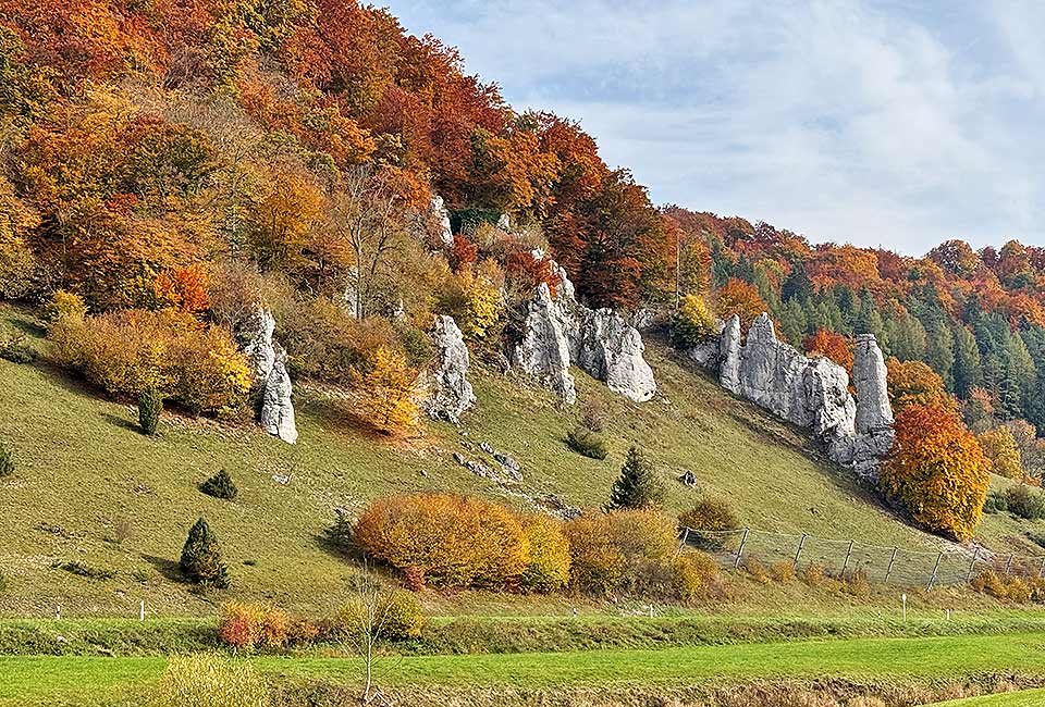 Radrundtour an Lauter, Donau und Glastal