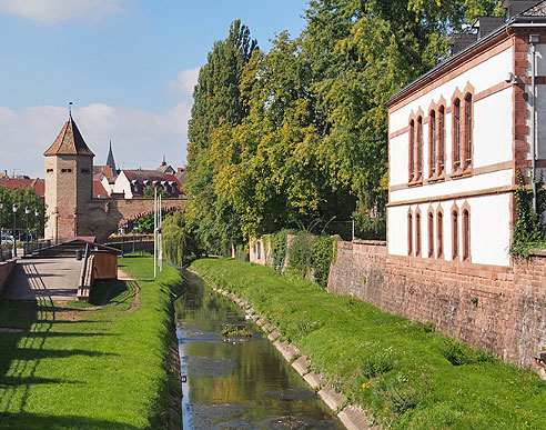 Fischertor - Reste der Stadtbefestigung in Haguenau