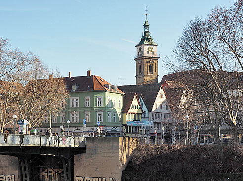 Radtour mit ungewollten Abstechern von Bad Cannstatt nach Marbach