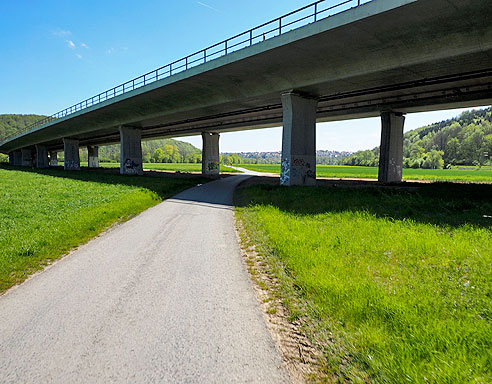 Radtour am Neckarradweg von Tübingen bach Bad Cannstatt