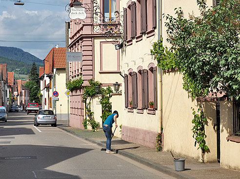 Rundtour auf die Berge um den Trifels, zurück im Queichtal