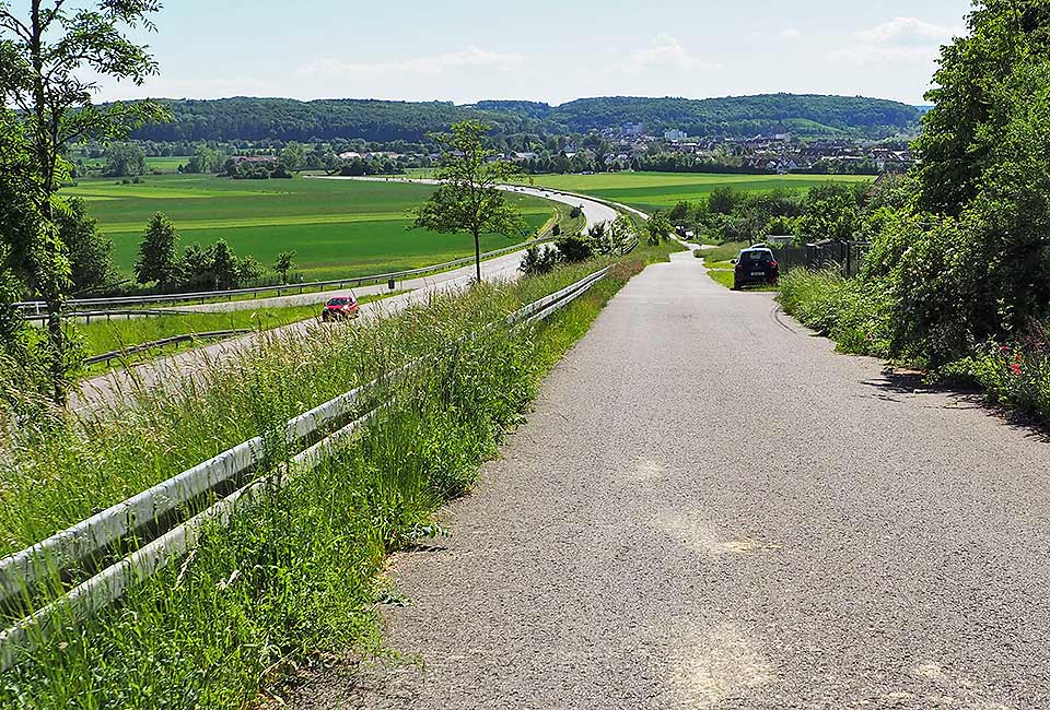 Beim Enzeck mündet der Leudelbach in die Enz