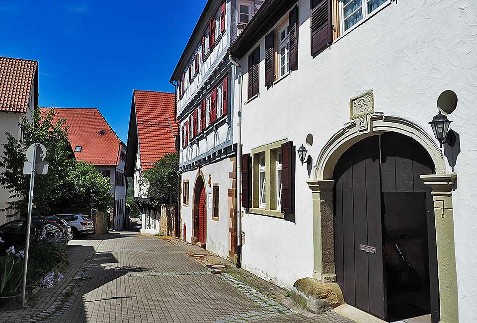 Blick auf Schloss Höfingen