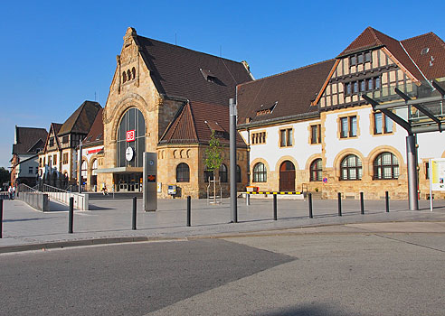 Bahnhof in Worsm
