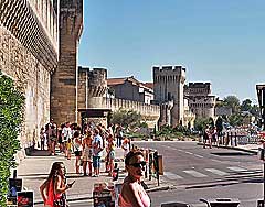 Stadtmauer in Avignon 
