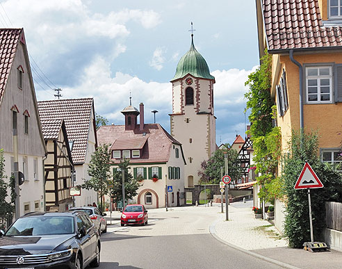 Radrunde Weil der Stadt bis zur Glemsquelle und über Eltingen zurück