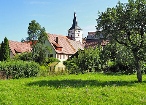 Radrunde Weil der Stadt bis zur Glemsquelle und über Eltingen zurück