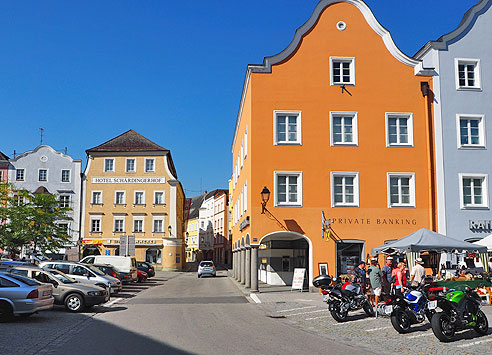 Innradweg und Tauernradweg von Schärding nachj Passau