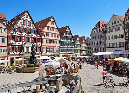 Radrundtour von Herrenberg nach Tübingen und durch den Schönbuch zurück