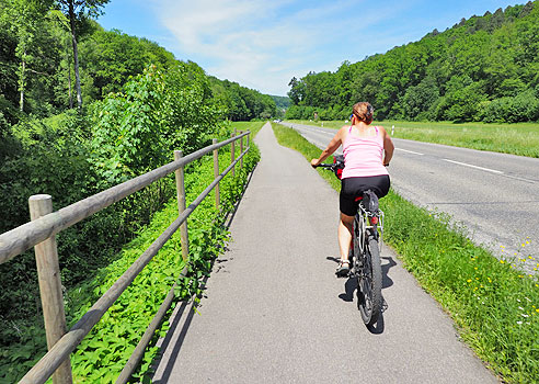 Radrundtour von Herrenberg nach Tübingen und durch den Schönbuch zurück