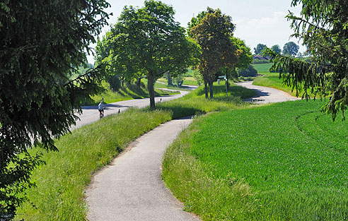 Radrundtour von Herrenberg nach Tübingen und durch den Schönbuch zurück