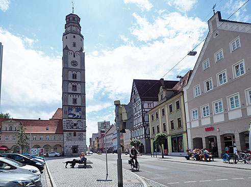 Entlang der Donau von  Donauwörth nach Ulm