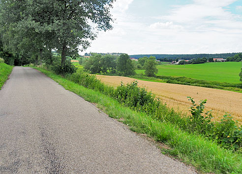 Karpfenradweg durch Franken