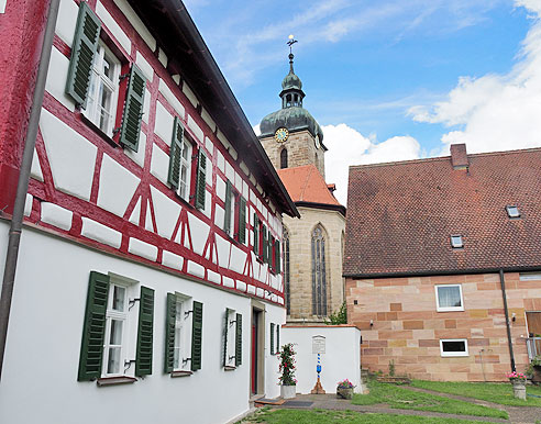 Karpfenradweg durch Franken