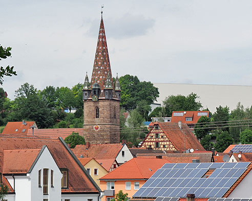 Karpfenradweg durch Franken