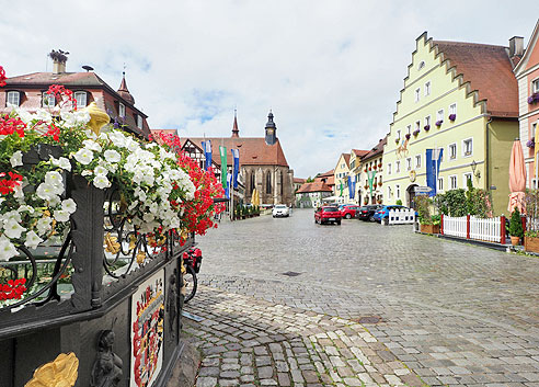 Karpfenradweg durch Franken