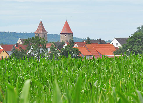 Karpfenradweg durch Franken