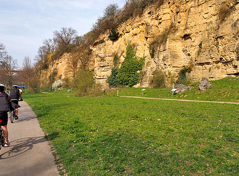 Felswände vor Bietigheim