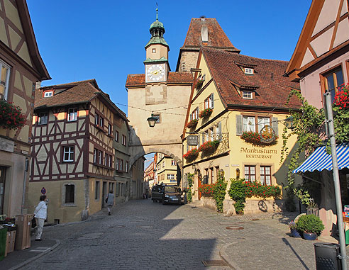 Rothenburg ob der Tauber am Markusturm
