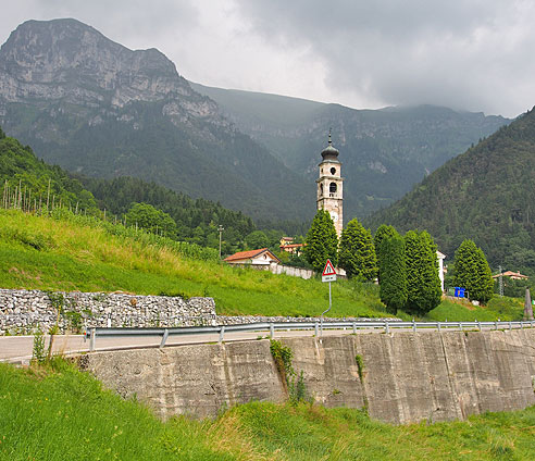 Bemalte Fassaden in Feltre