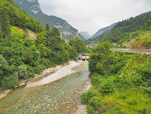 Bemalte Fassaden in Feltre