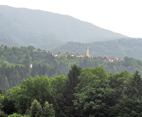 Bemalte Fassaden in Feltre