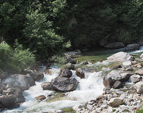 Bemalte Fassaden in Feltre