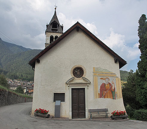 Bemalte Fassaden in Feltre