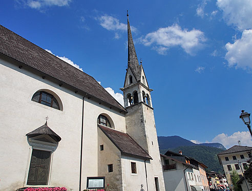 Bemalte Fassaden in Feltre