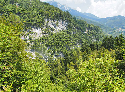 Bemalte Fassaden in Feltre