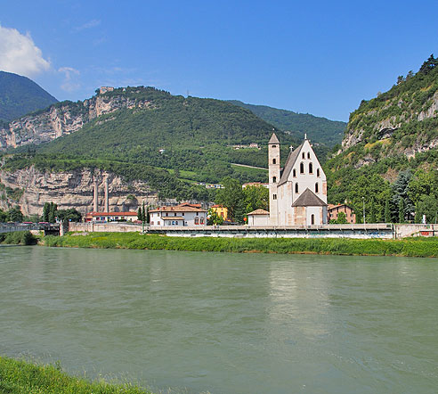 Bemalte Fassaden in Feltre