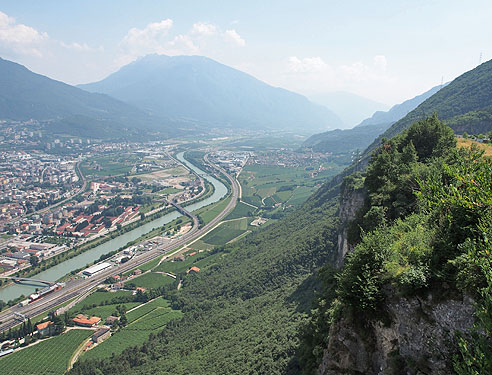 Bemalte Fassaden in Feltre